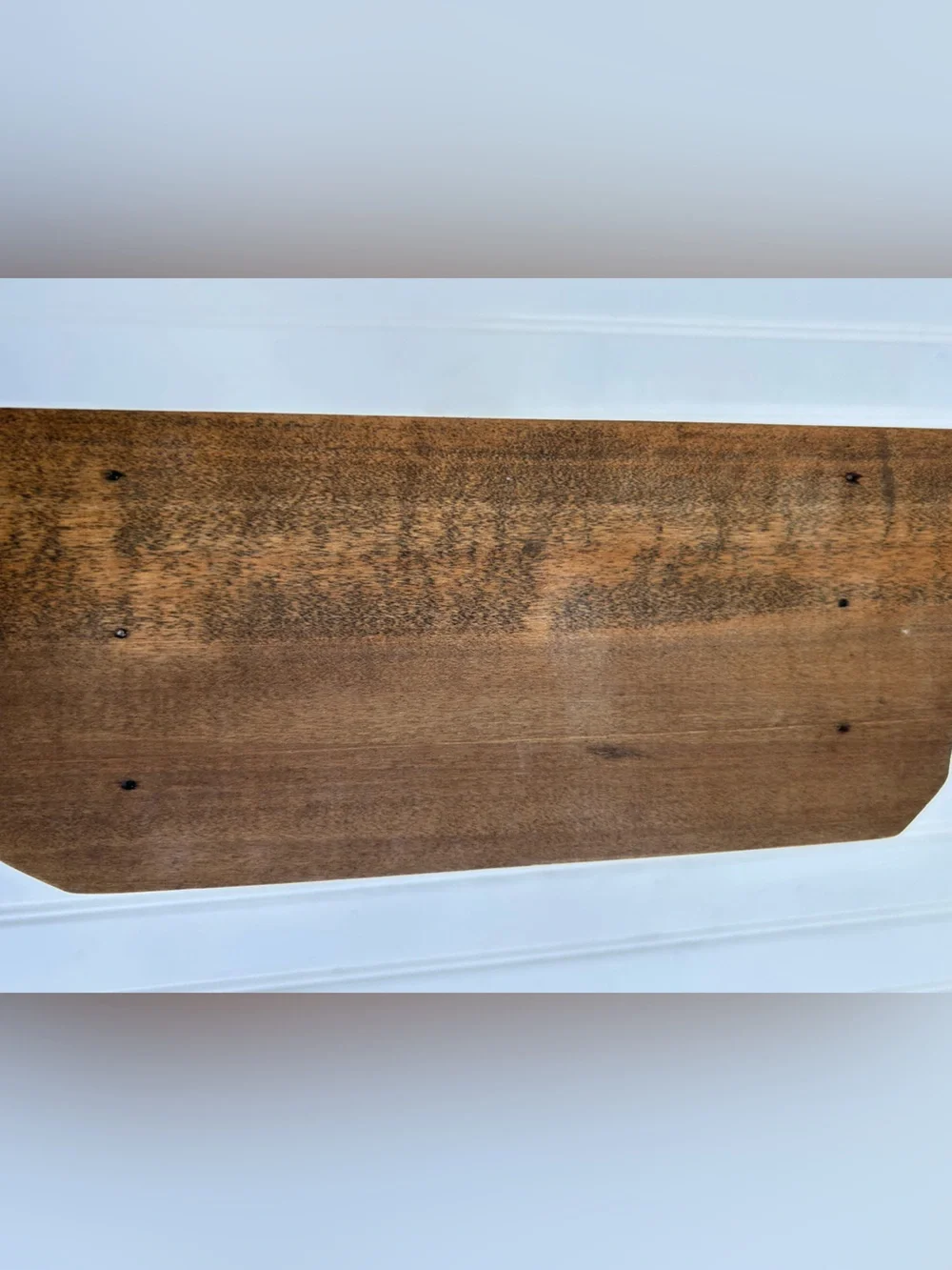 Vintage Shelf Wooden Wall Display Brown Gallery Wall Cottagecore Decor 11x12.5